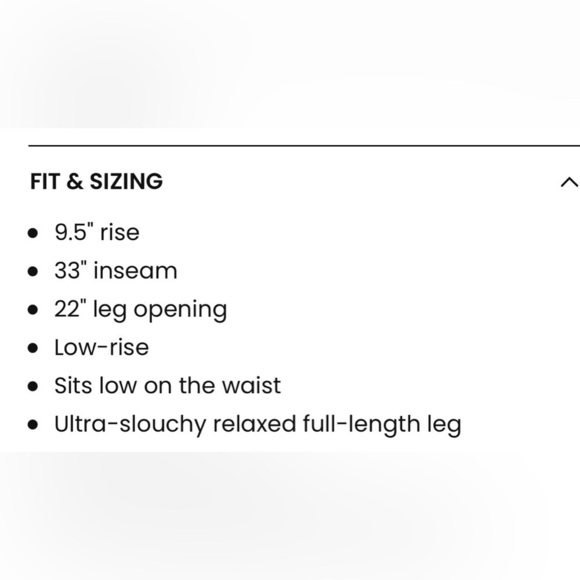 NWT Pacsun Cream Birch Low Rise Puddle Cargo Pants, size M - Picture 9 of 13